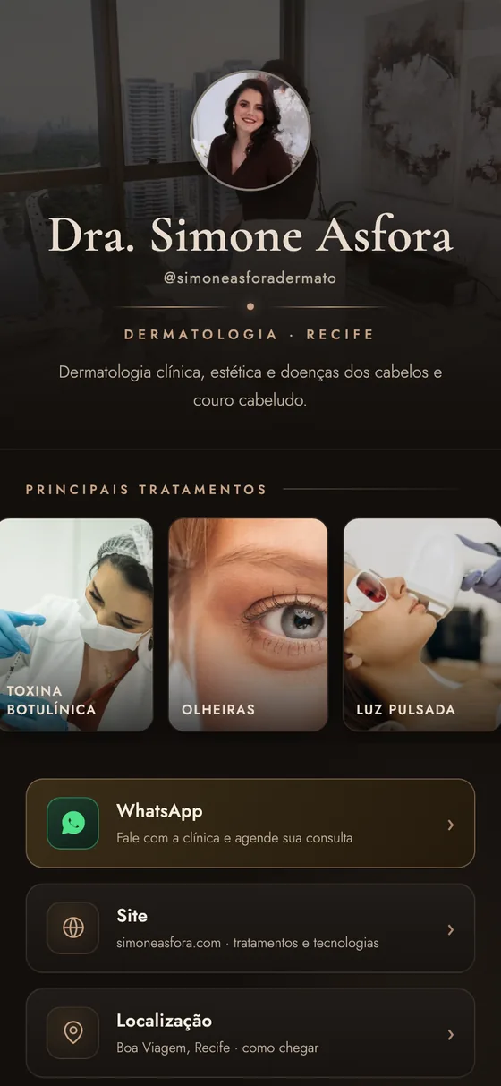 Link da bio da Simone Asfora